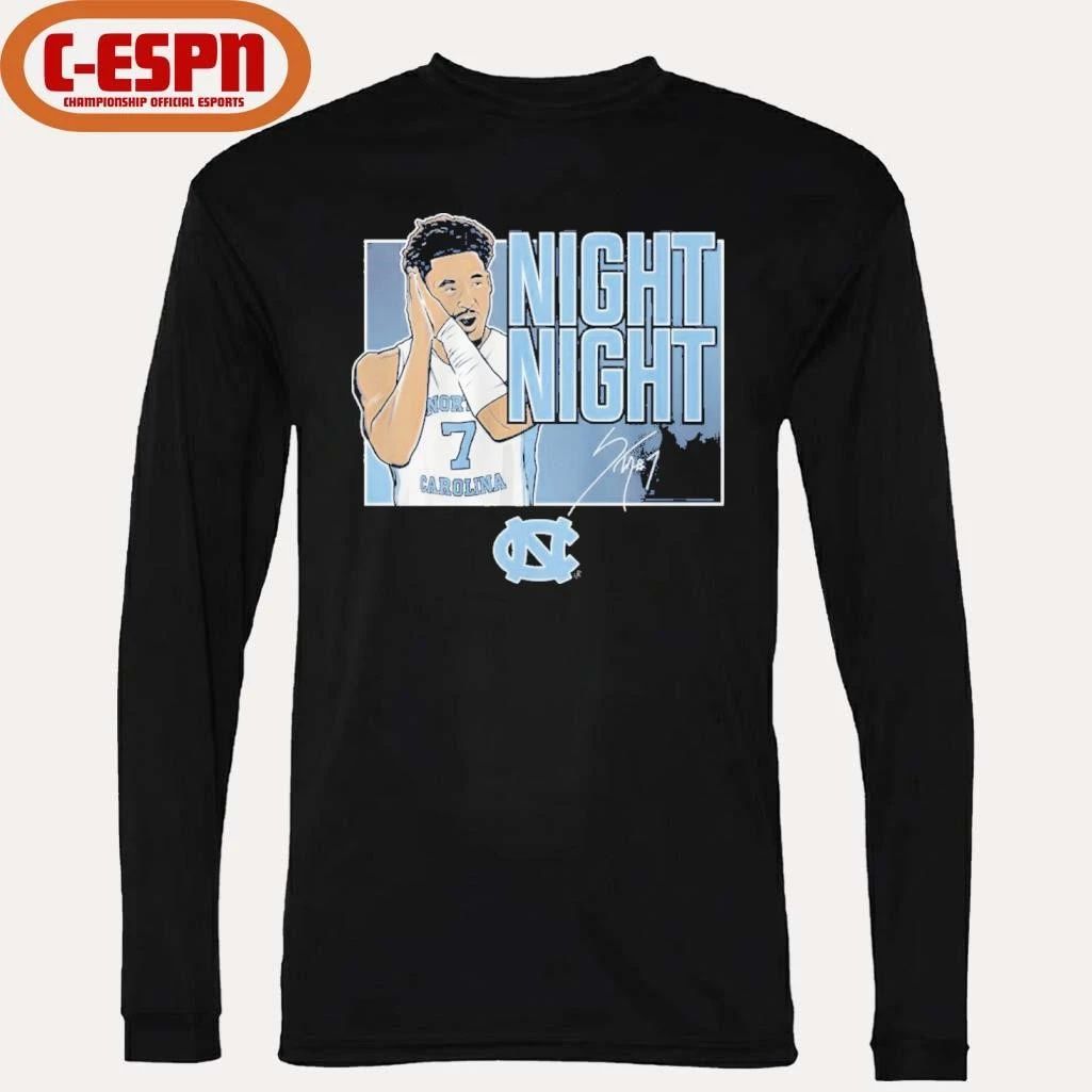 Unc Tar Heels Basketball Seth Trimble Night Night Shirt