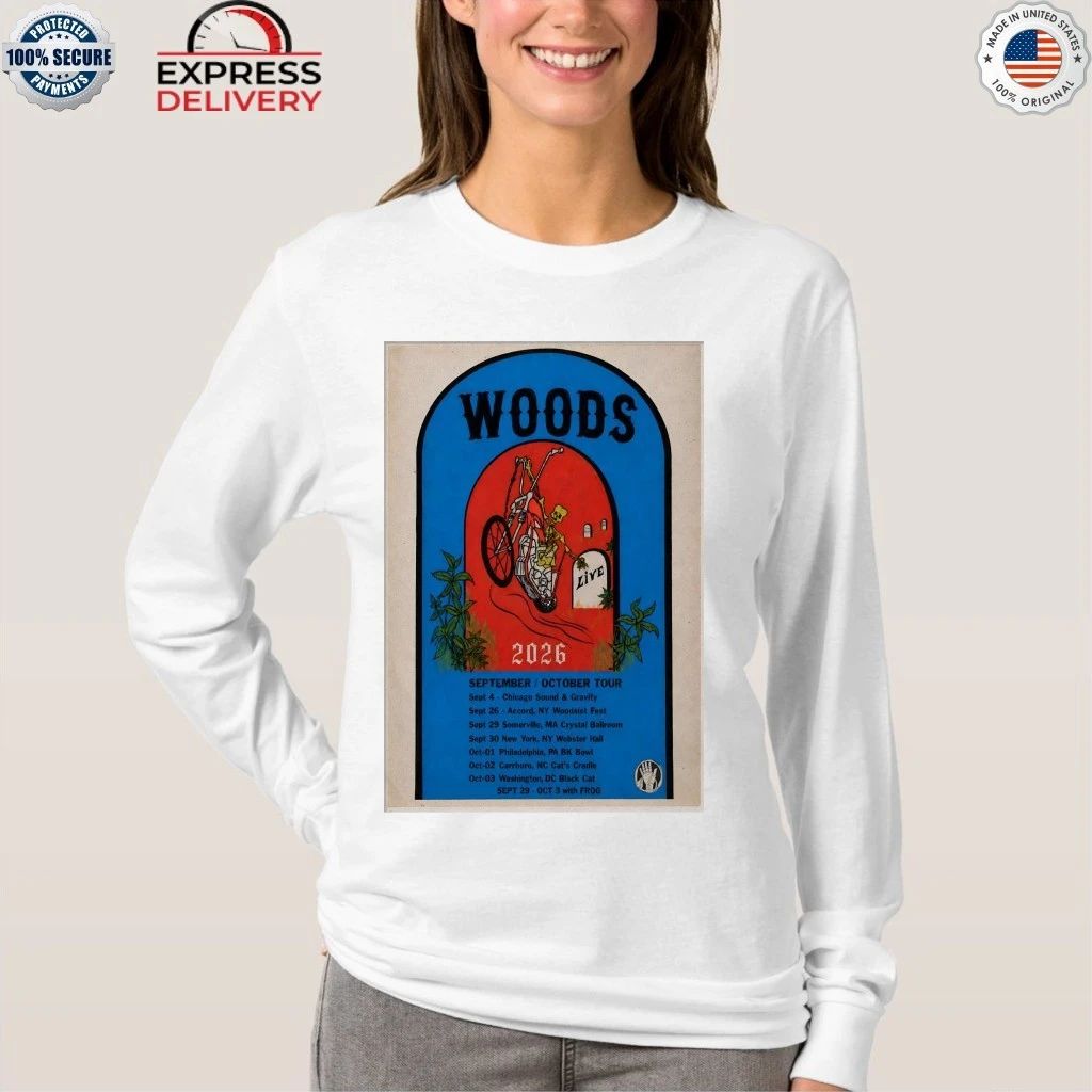 WOODS Sept And Oct 2026 Tour Shirt