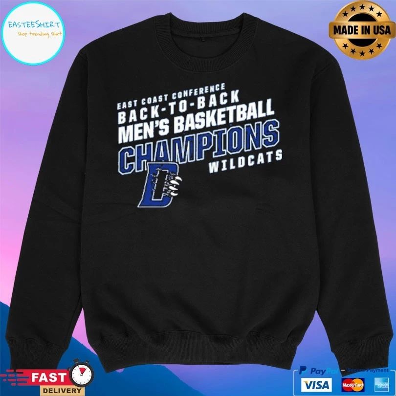 East Coast Conference Back-To-Back Men’s Basketball Champions Wildcats T-shirts
