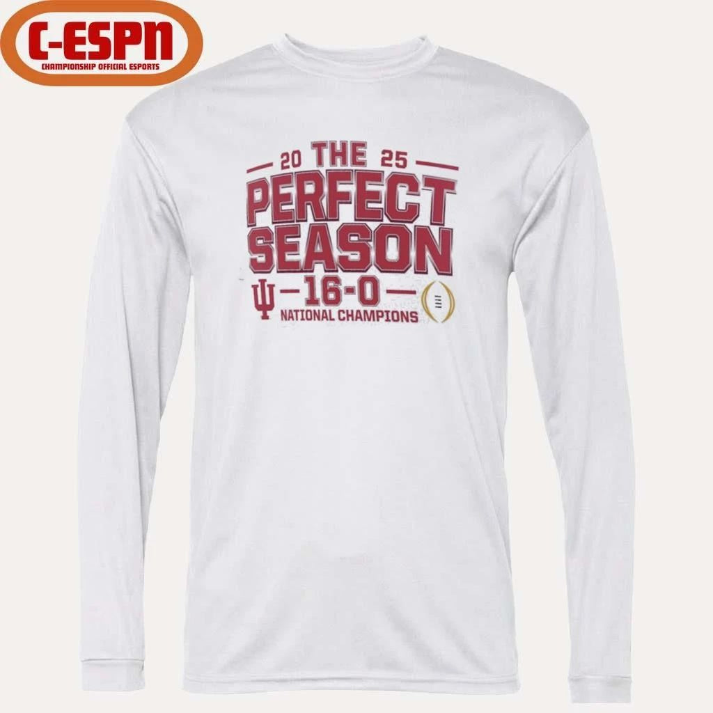 IU Football National Champions Hometown The Perfect Season 16-0 T-Shirt