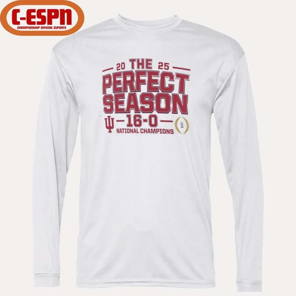 IU Football National Champions Hometown The Perfect Season 16-0 T-Shirt