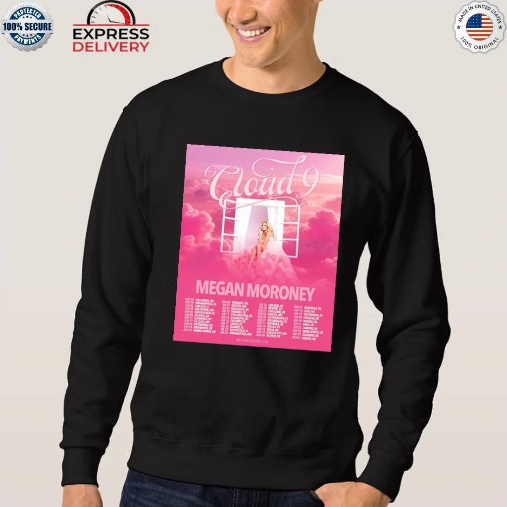 Megan Moroney The Cloud 9 Tour 2026 North America City Shirt