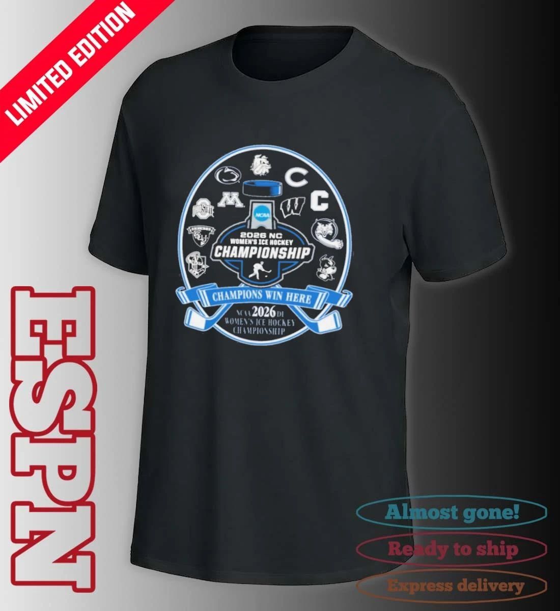 2026 National Collegiate Women’s Ice Hockey Regional Shirt