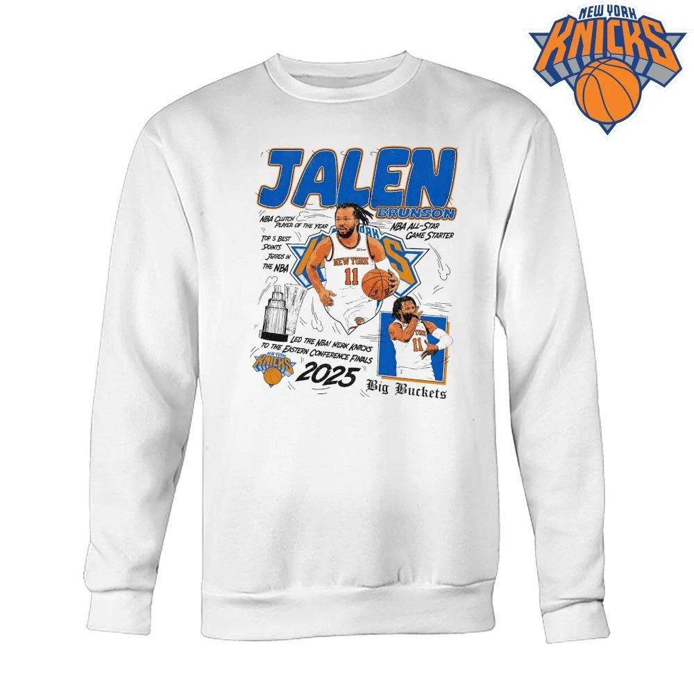 Jalen Brunson New York Knicks Big Buckets Eastern Conference Finals Basketball Graphic NBA Finals 2026 Shirt