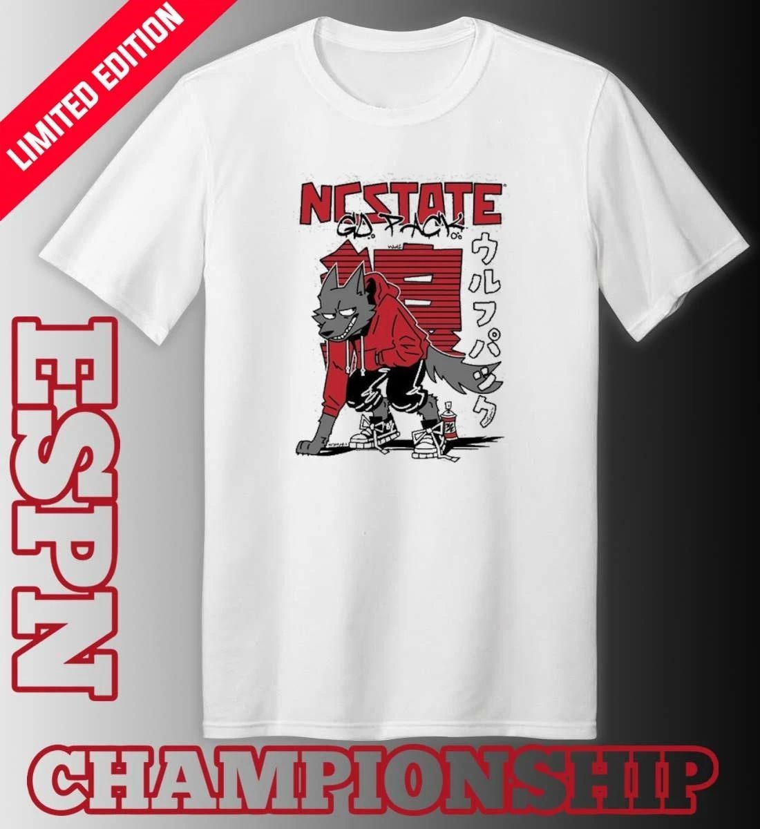 NC State Wolfpack Graffiti Wolf Japanese Shirt