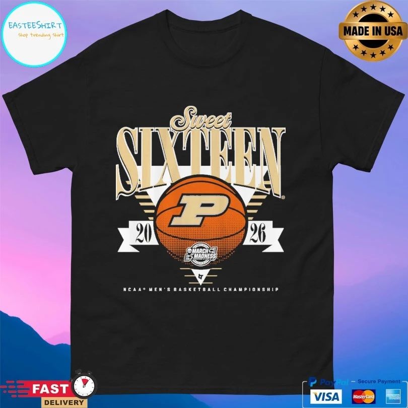 Purdue Boilermakers Mbb 2026 Sweet Sixteen March Madness Ncaa Men’s Basketball Championship T-shirt