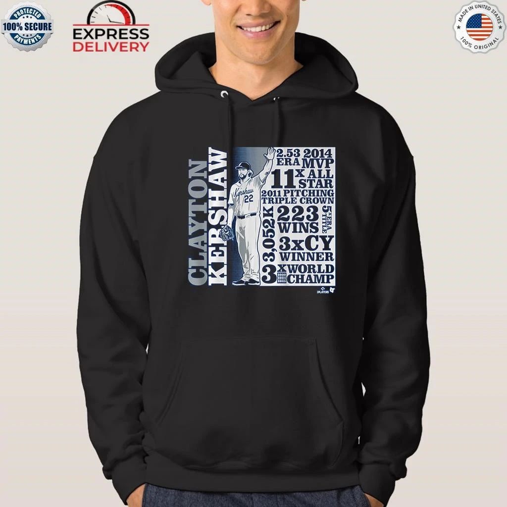 Clayton Kershaw GOAT List Shirt