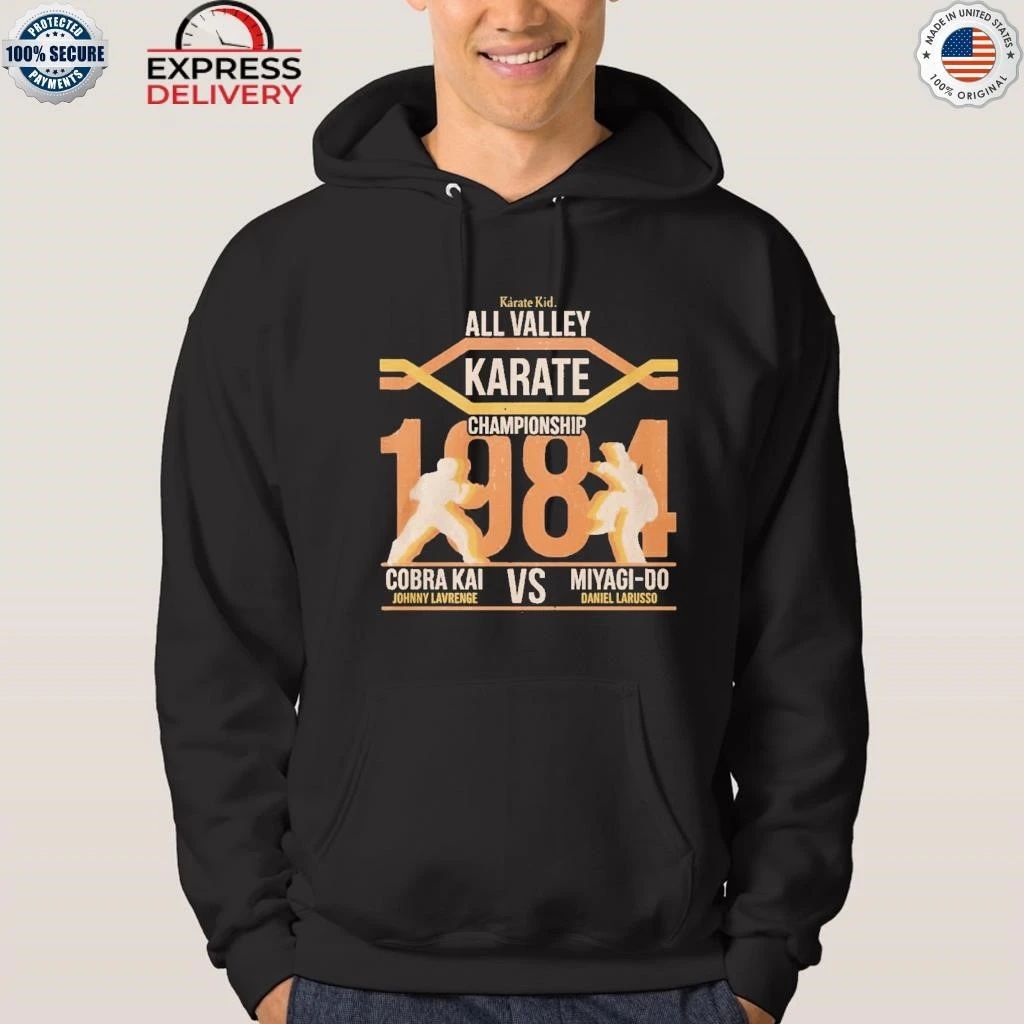 All Valley Karate Championship 1984 Cobra Kai Vs Miyagi Do Karate Kid Shirt