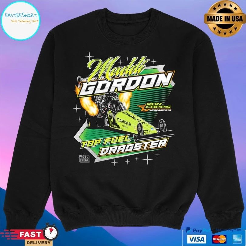Maddi Gordon Top Fuel Dragster Ron Capps Motorsports 2026 T-shirts