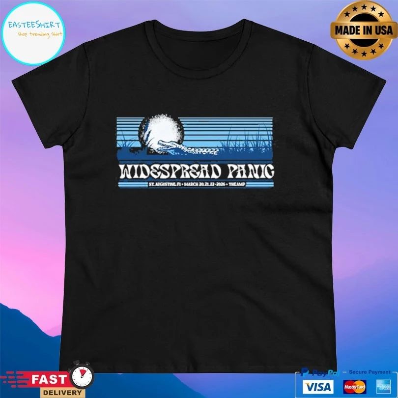 Widespread Panic St Augustine Fl March 20 21 22 2026 The Amp T-shirts
