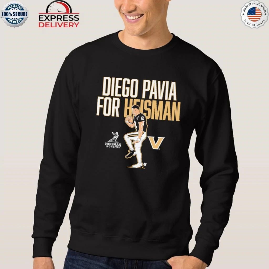 Vanderbilt Football Diego Pavia for Heisman Statue Pose Shirt