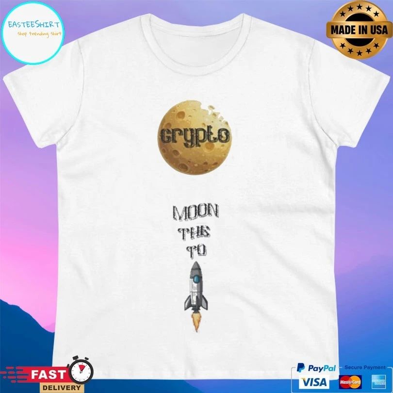Crypto Mon The To Rocket T-shirt