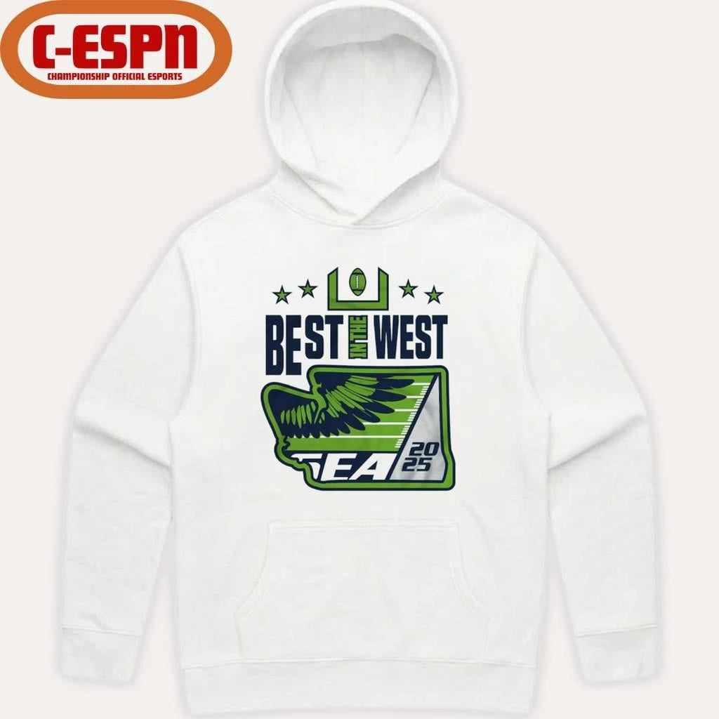 Best In the West 2025 Seattle Football T-Shirt