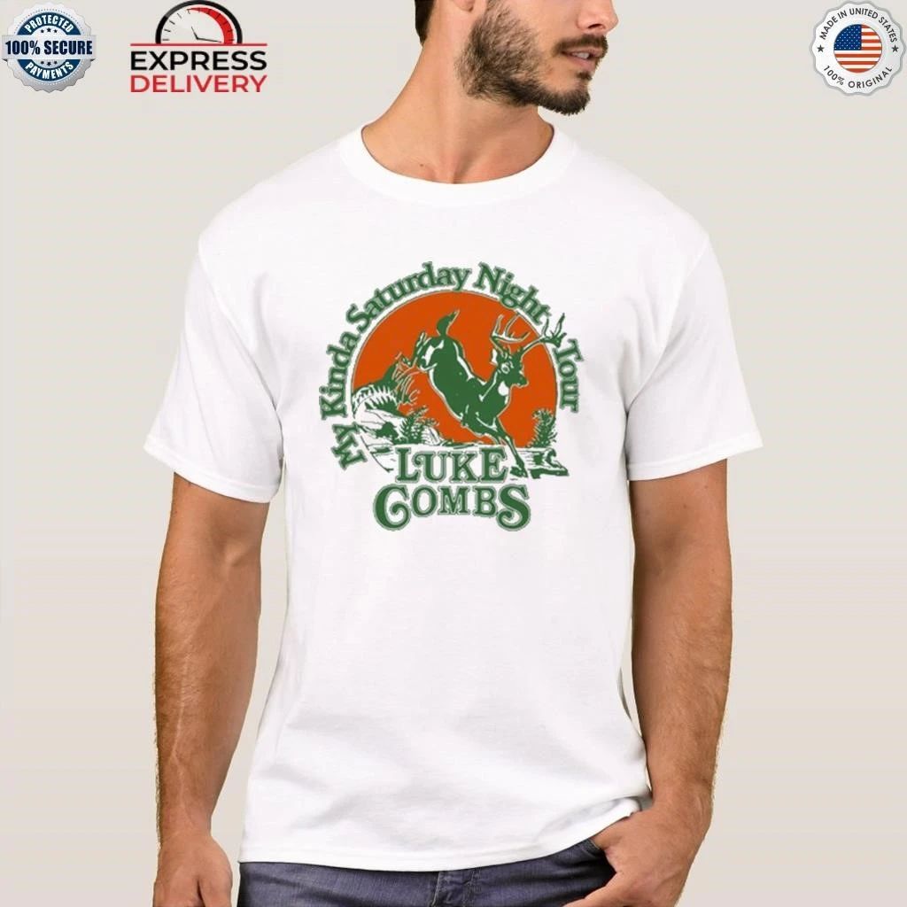 Luke Combs My Kinda Saturday Night Tour 2026 Deer Shirt