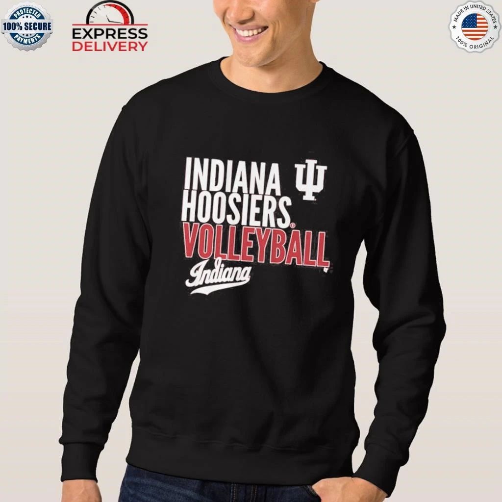 Indiana Volleyball Text Logo Overlay Shirt