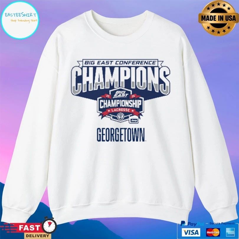 Big East Conference Champions Lacrosse Georgetown 2026 T-shirt