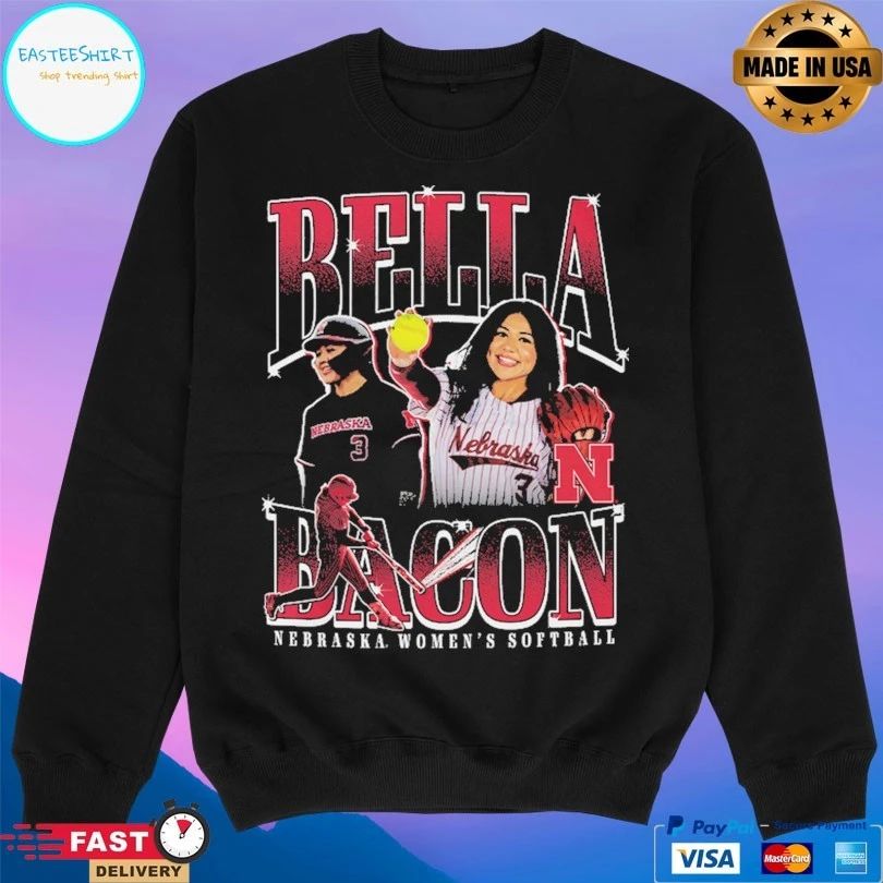 Bella Bacon Nebraska Women’s Softball T-shirt