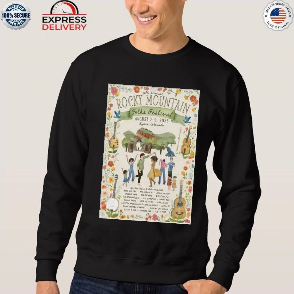 36th Annual Rocky Mountain In Lyons CO On Aug 7-9 2026 Shirt
