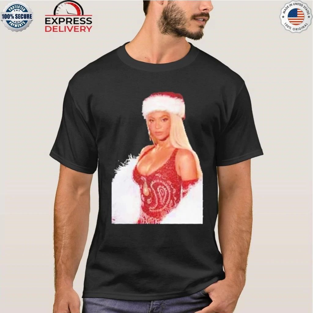 Beyonce Resting Sleigh Face Holiday Christmas Shirt