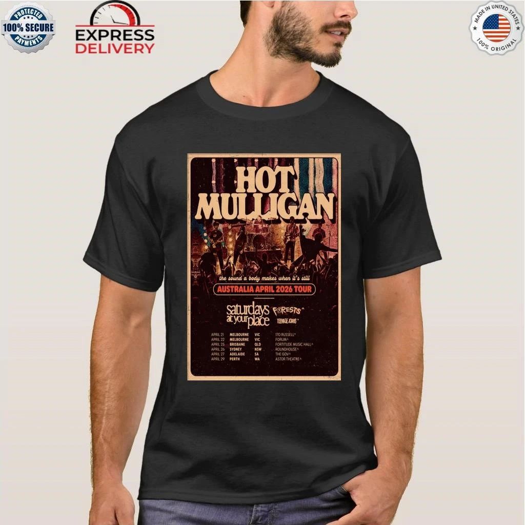 Mulligan Tour AUS April 2026 Shirt