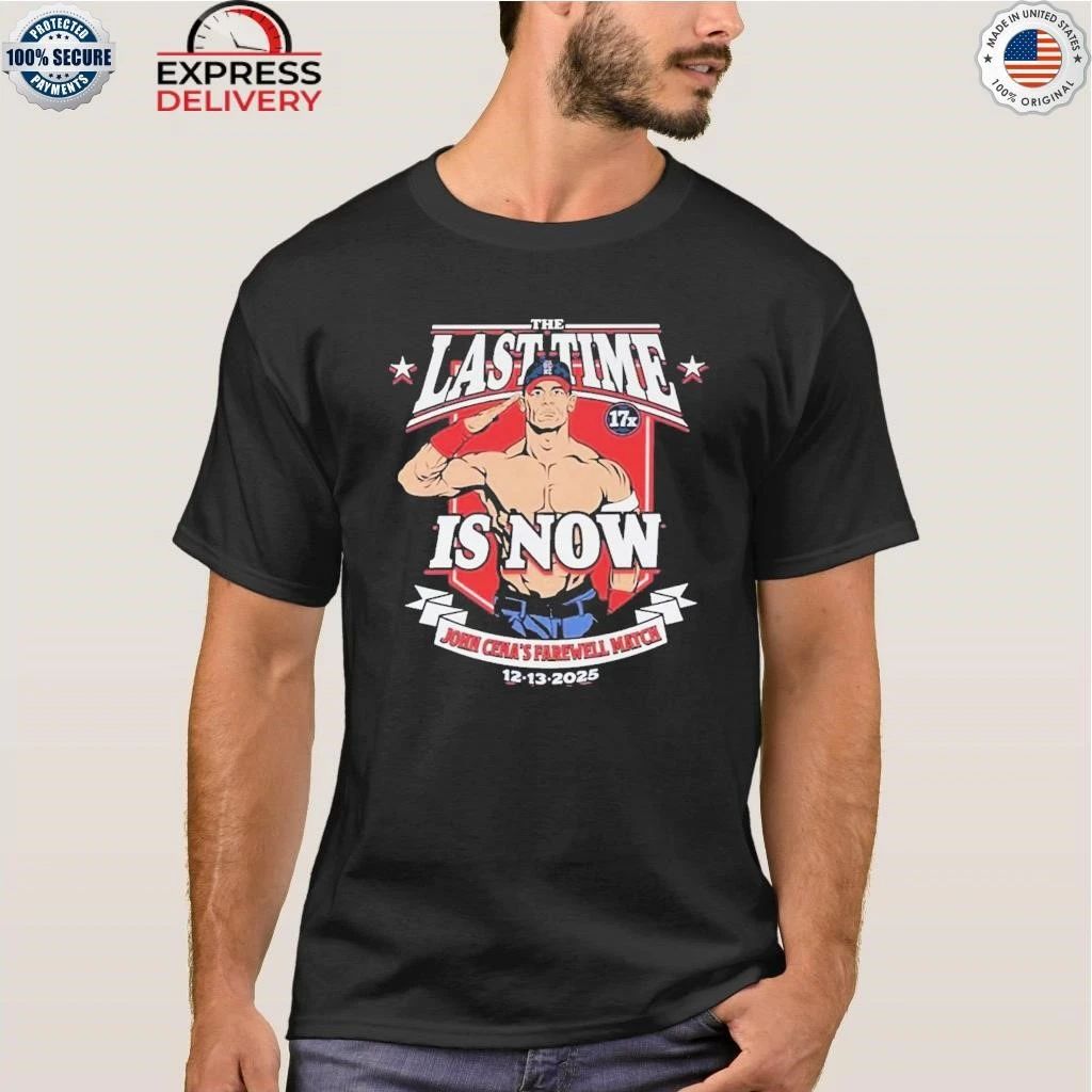 John Cena The Last Time Is Now Farewell Match in Washington DC Dec 13 2025 Shirt