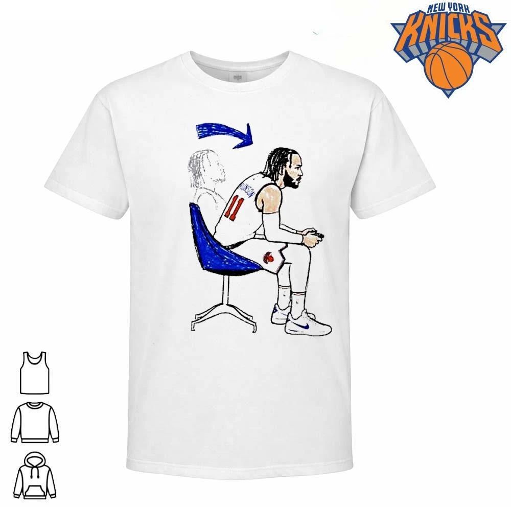 Jalen Brunson New York Knicks Nba Gamer Leaning Forward Posture Art Shirt