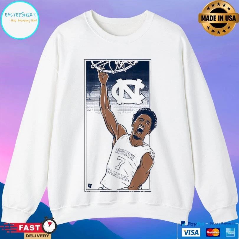 North Carolina Tar Heels Men’s Basketball Seth Trimble Signature Slam T-shirts