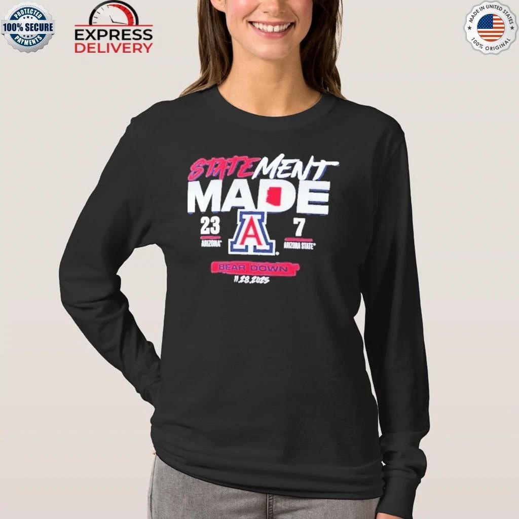 Arizona Wildcats Vs Arizona State Sun Devils 2025 Score Shirt