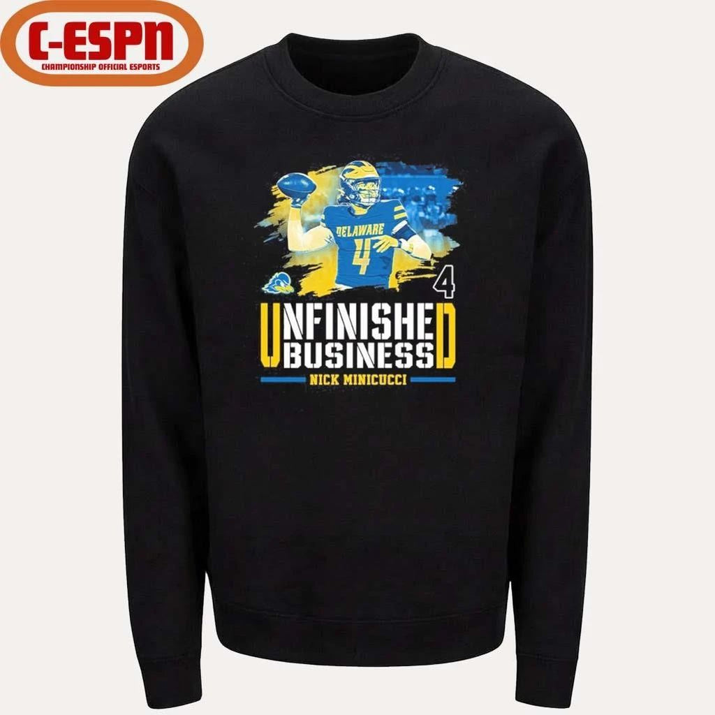Delaware Nick Minicucci Unfinished Business Shirt