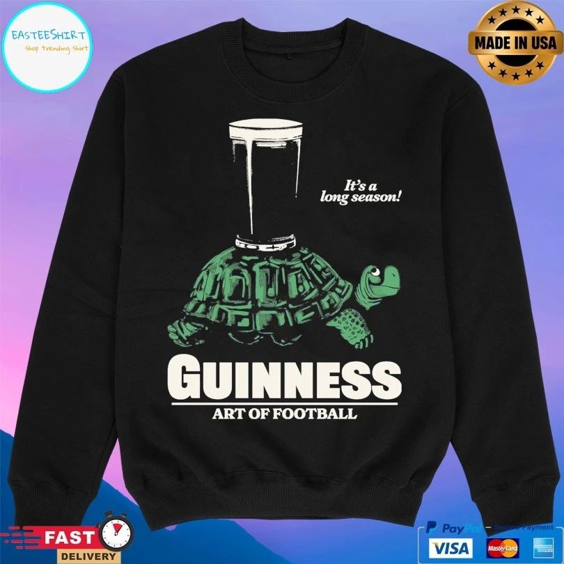 It’s A Long Season Guinness Art Of Football T-shirt