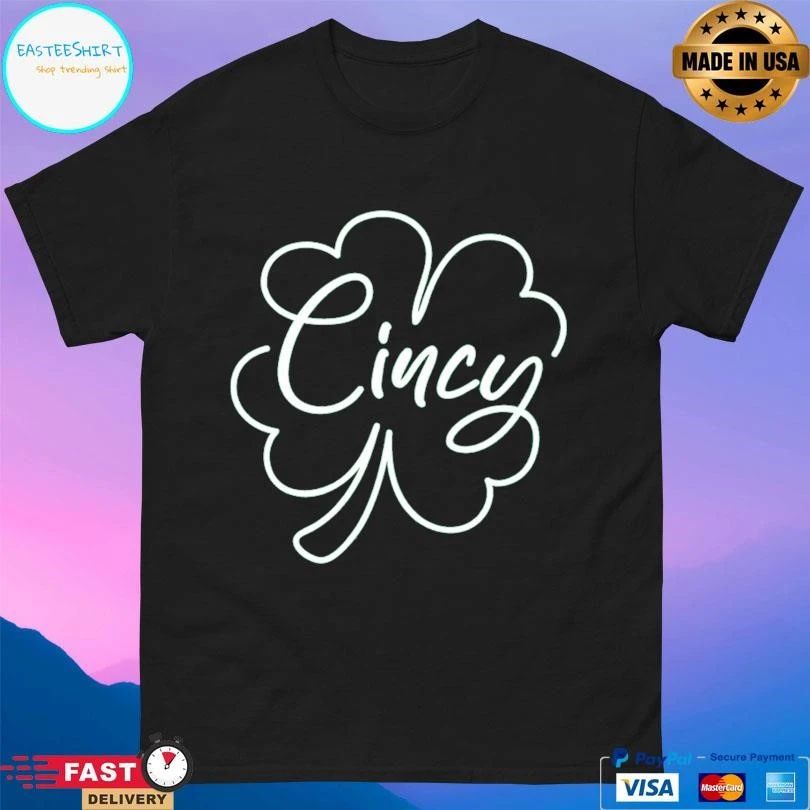 Cincy Clover Outline T-shirts