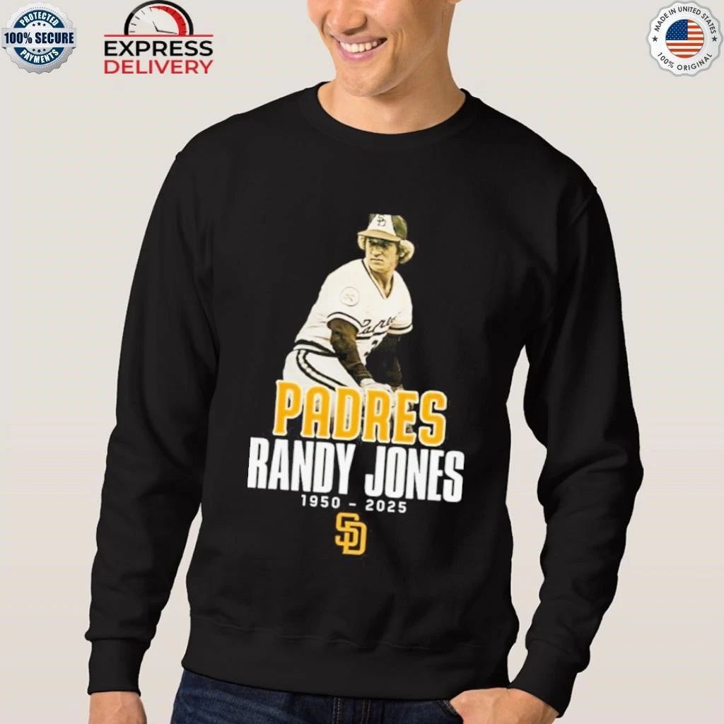 Padres Randy Jones 1950 2025 Rest In Peace Forever 35 Shirt