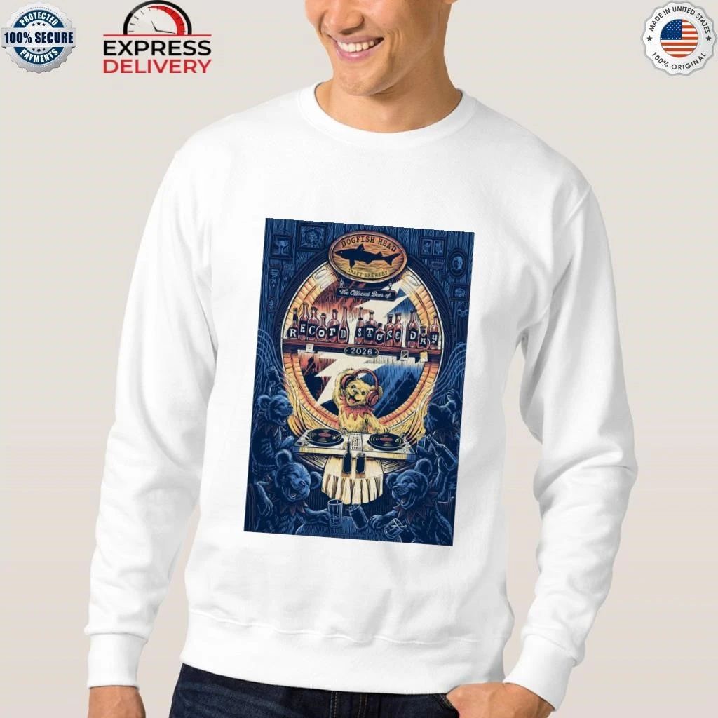 Dogfish Head and Grateful Dead 2026 Record Store Day Shirt