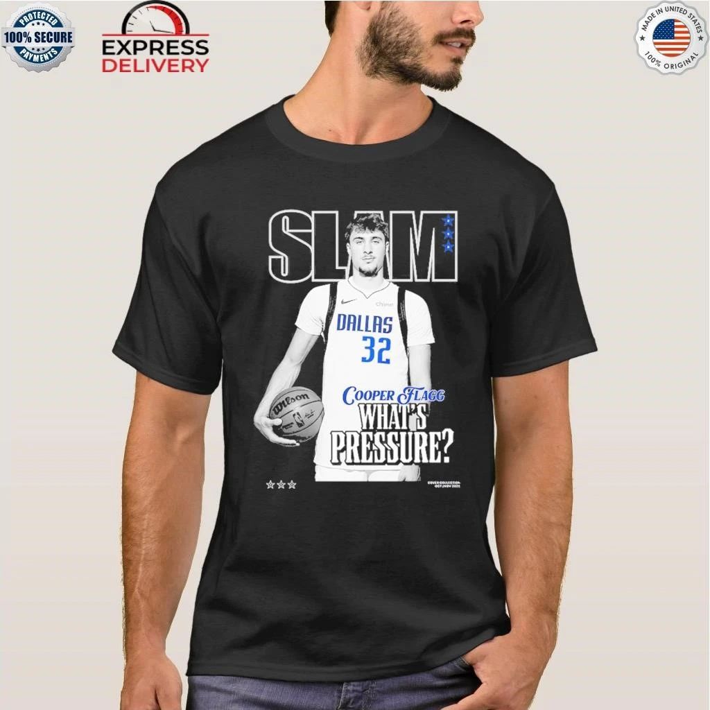 Cooper Flagg Dallas Mavericks SLAM Cover Shirt