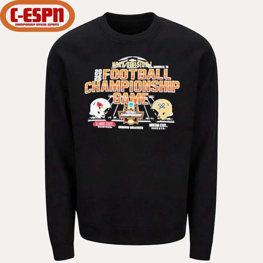 FCS Football Championship Shirt Illinois State Vs Montana State