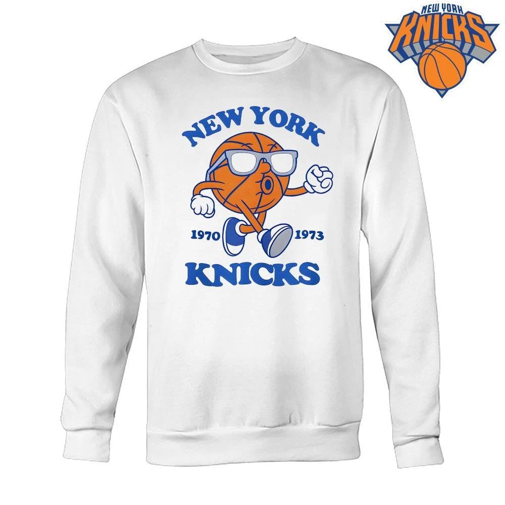 Retro Cartoon Mascot New York Knicks 1970 1973 Championship Basketball NBA Finals 2026 Shirt