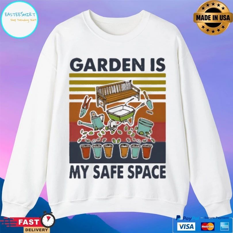 Garden Is My Safe Space Vintage T-shirt