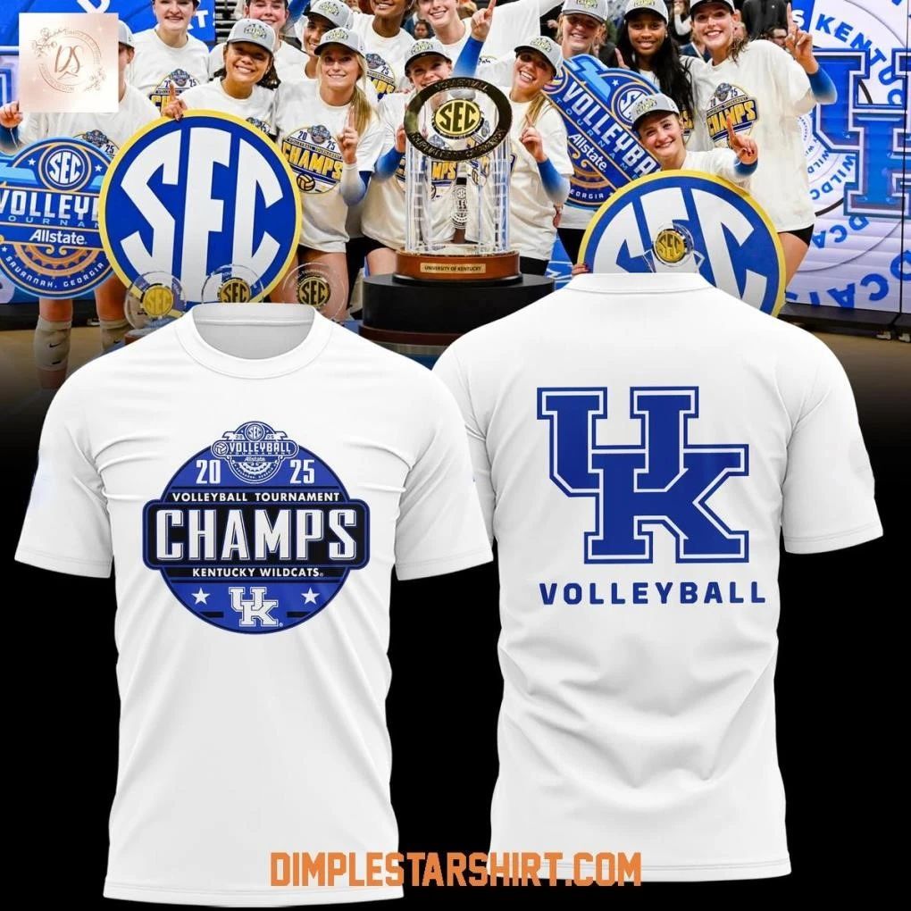 Kentucky Wildcats 2025 SEC Women’s Volleyball Conference Tournament Champions Shirt