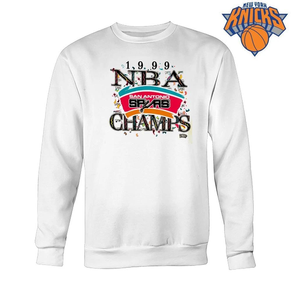 San Antonio Spurs 1999 NBA Champs Bootleg Vintage Confetti Graphics Basketball NBA Finals 2026 Shirt