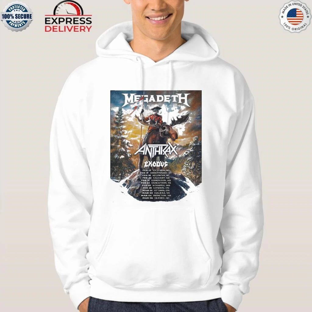 Megadeth Canada Tour 2026 Shirt