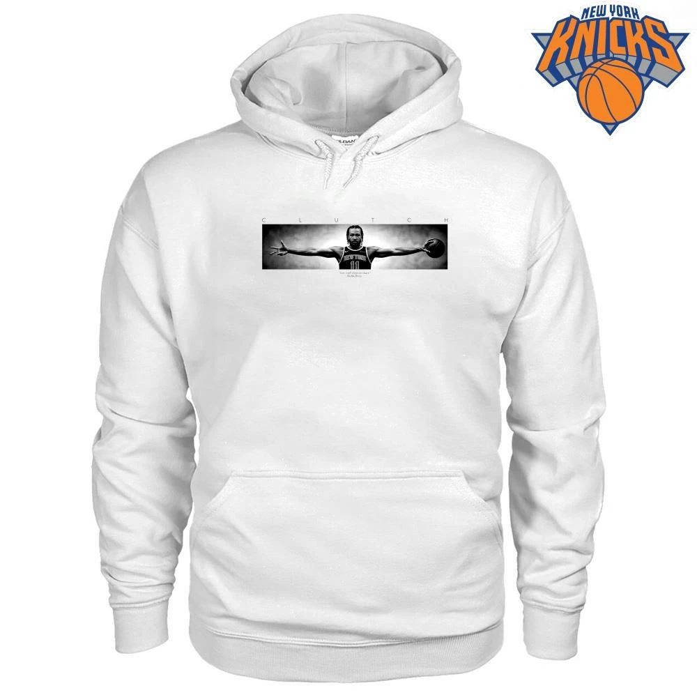 New York Knicks Jalen Brunson Clutch Got Nuff Shots To Share Mobb Deep Black White NBA Finals 2026 Shirt