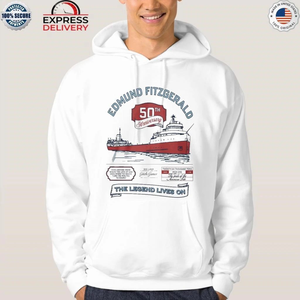 Edmund Fitzgerald 50Th Anniversary The Legend Lives On Shirt