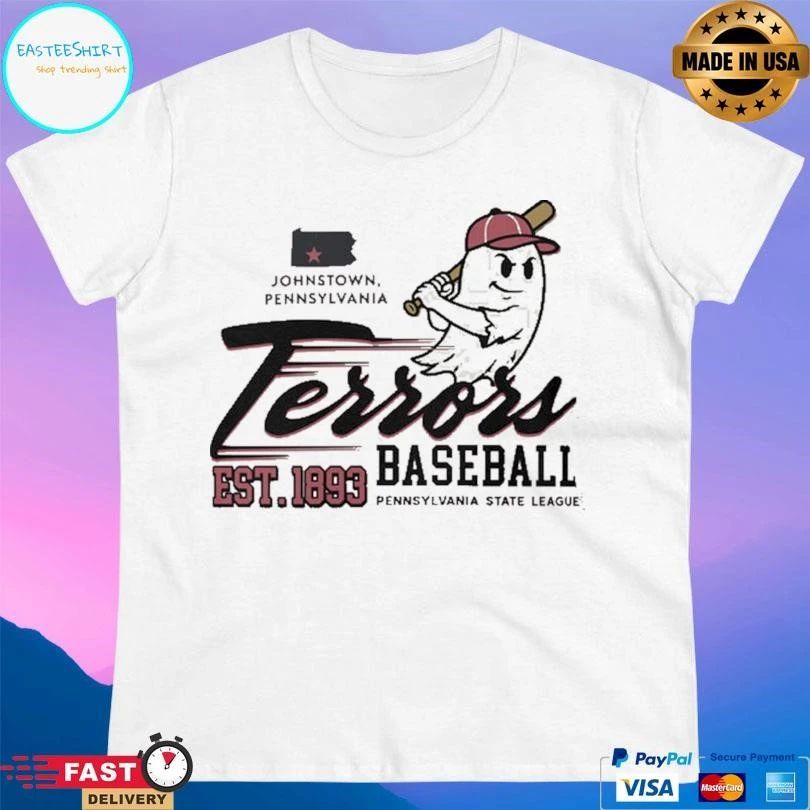 Johnstown Pennsylvania Terrors Baseball Pennsylvania State League Est 1893 T-shirts