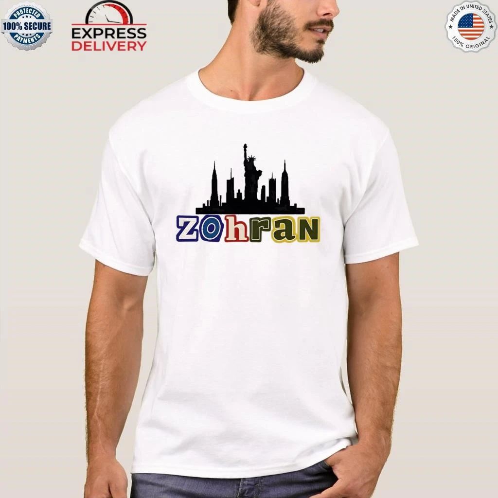 Zohran Mamdani For New York Nyc Skyline Shirt