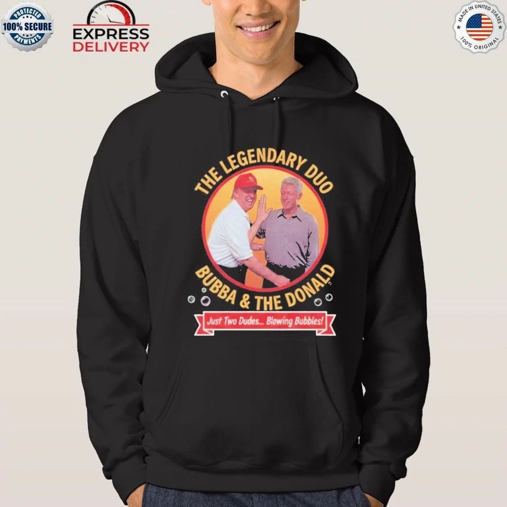 The Leagendary Dua Bubba and Trump Blowing Bubbles Shirt