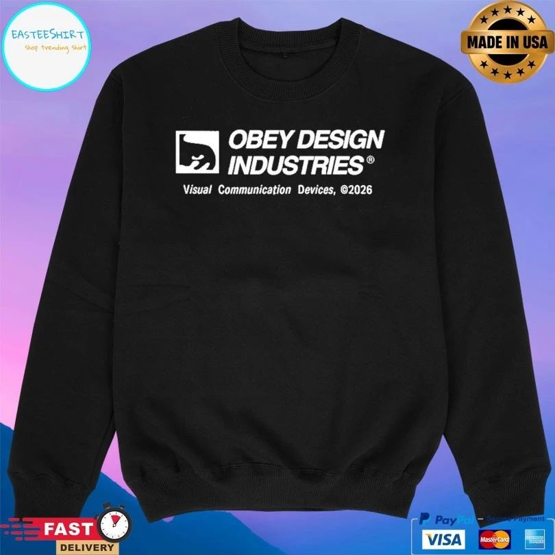 Obey Design Industries Visual Communication Devices 2026 T-shirt