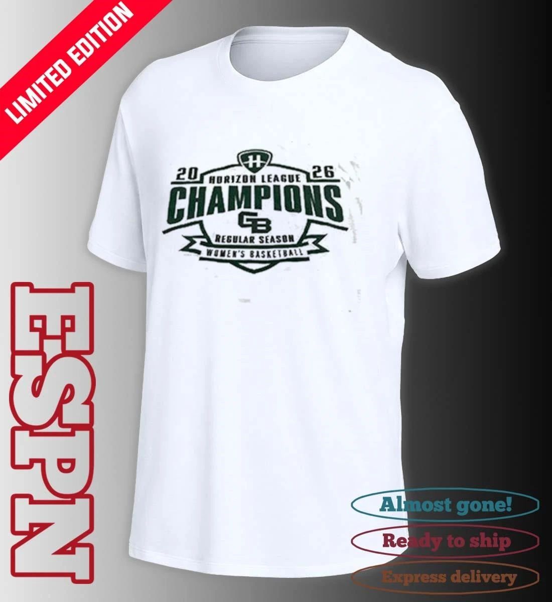 Green Bay Phoenix 2026 Horizon League Women’s Basketball Regular Season Champions T-Shirt