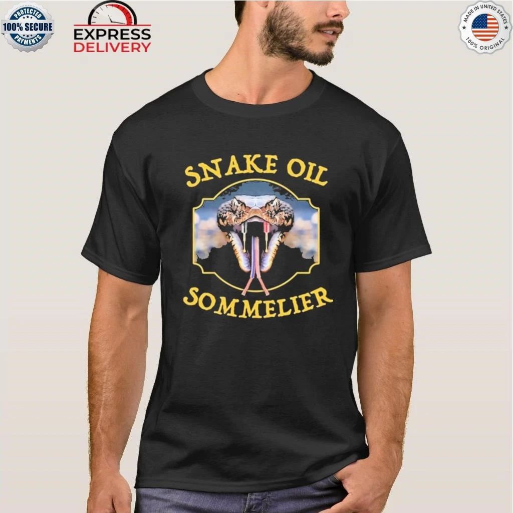 Snake Oil Sommelier Funny Snake Shirt