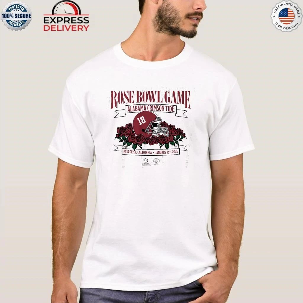 Alabama Football 2026 Rose Bowl Game Shirt