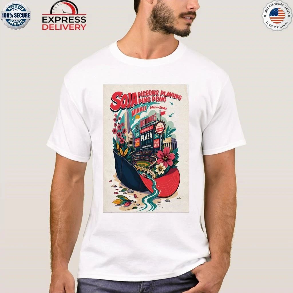 SOJA 8 1 2026 Washington DC Shirt